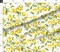 Various Fabrics by the Yard or Fat Quarter Lemon Blossoms Blossom Summer Fruit Kitchen Decor Custom Printed Fabric by Spoonflower